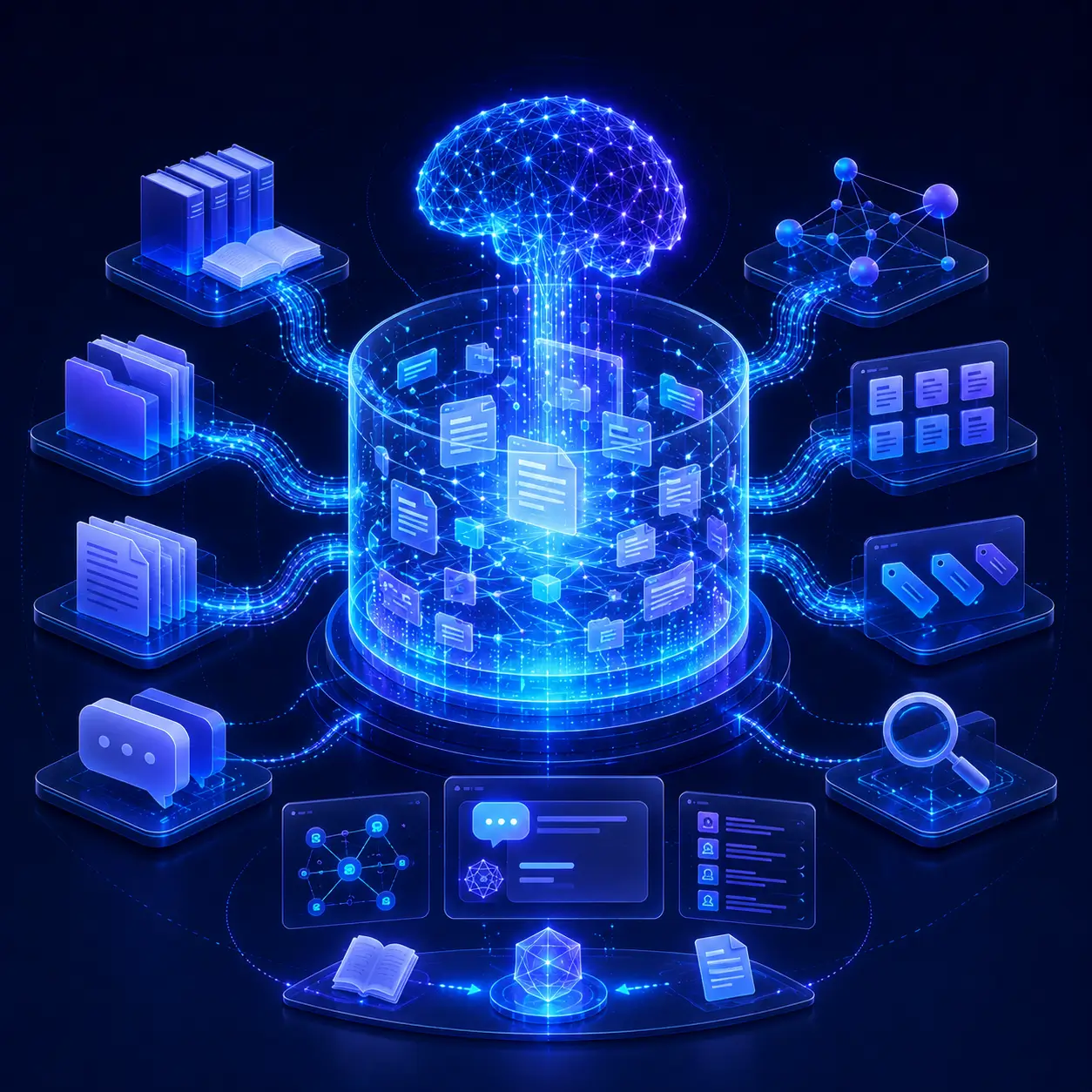 AI-ready enterprise data management platform visualization